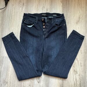 Judy Blue High Rise Dark Indigo Jeans sz 9